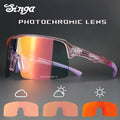 Photochromic Cycling Sunglasses Bike Eyewear Outdoor Glasses  Runnning Sunglasses Bicycle Eyewear Sunglasses