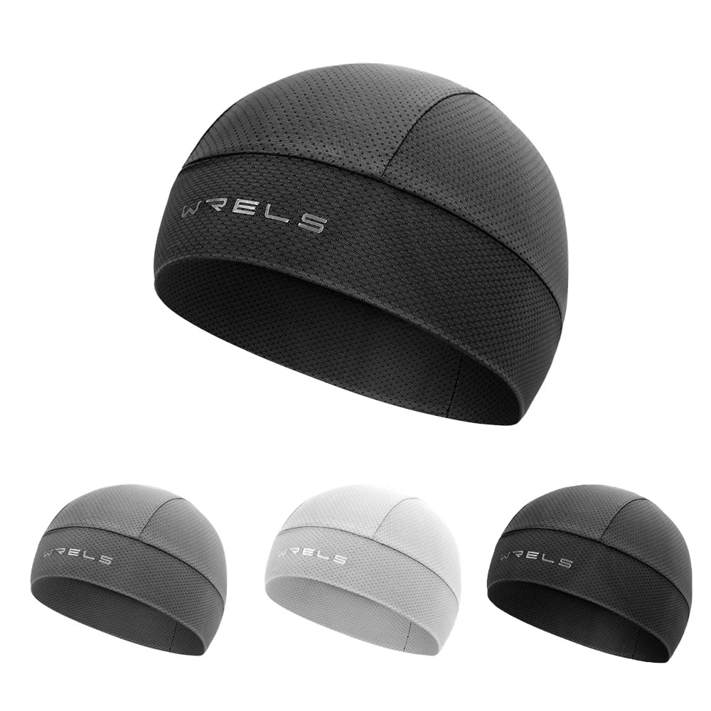 Cycling Cap Breathable Moisture Wicking Running Hiking Motorcycle Elastic Cap Absorbent Quick Dry Under Helmets Thin Hat