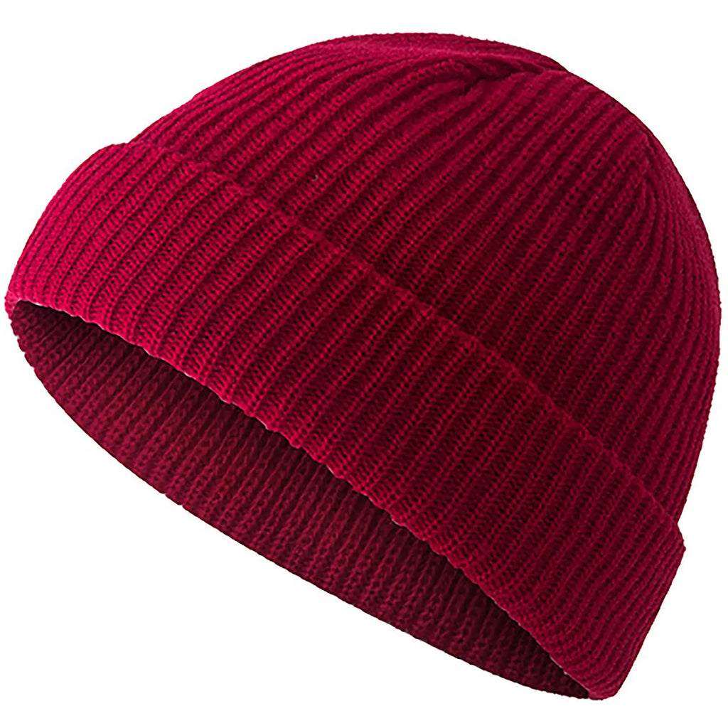 Cycling Caps Knitted Hat for Men Women Caps Wool Outdoor Simple Warm Skullies Beanies Autumn Winter Beanie Cap Trendy Style