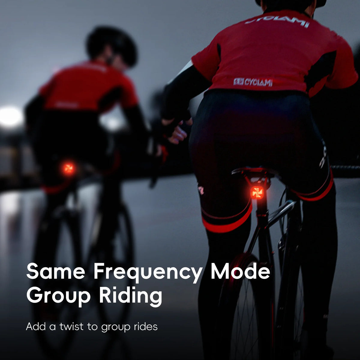 CYCLAMI CY180 CY180T Cycling Intelligent Emoticons Tail Light Smart Brake Rear Light Cycling Intelligent Dot Matrix Bike Taillig