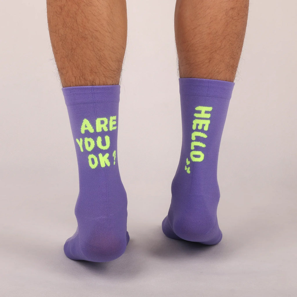 Cycling Socks, Cycling Sport, Breathable, Sweat Absorbing, High Elasticity, Men's and Women's Four Seasons, Mid-Length Socks