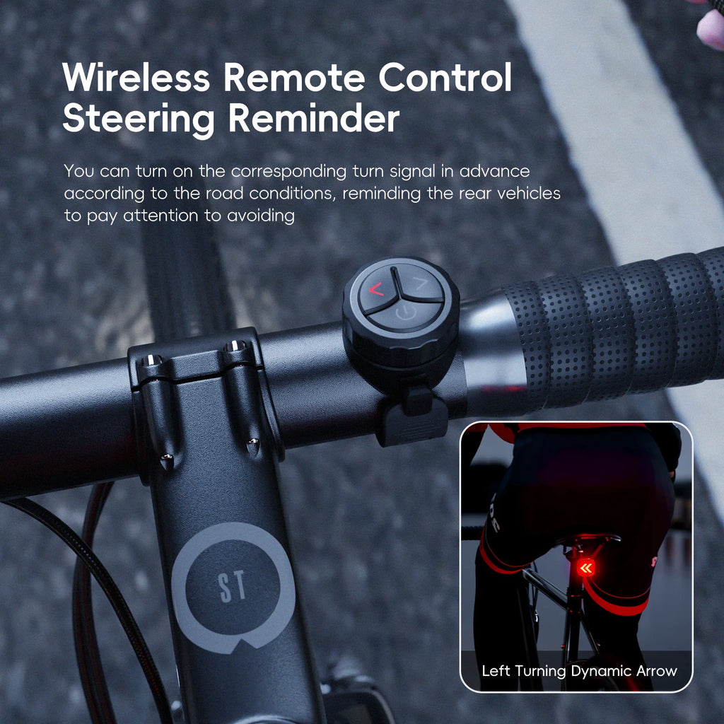 CYCLAMI CY180 CY180T Cycling Intelligent Emoticons Tail Light Smart Brake Rear Light Cycling Intelligent Dot Matrix Bike Taillig