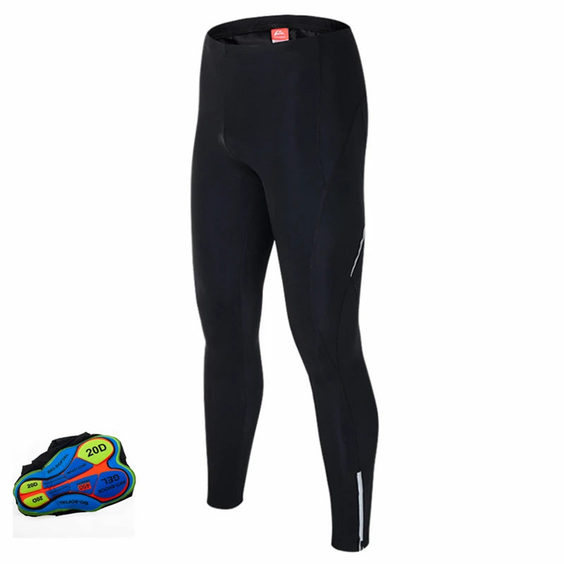 Cycling Trousers Anti-sweat Anti Slip Padded Gel Racing Bicycle Breathable Comfortablemen Anti-shock Cycling Pants Mountain Bike