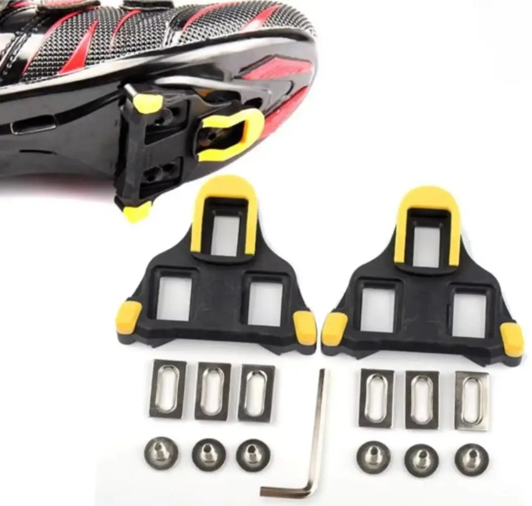Road Bike Cleats 1 Pair Cycling Shoe Cleats Pedal Cleat Set for Shimano SPD-SL Ultegra SH11 SH10 SH12 Bicycle Road Cycling Shoes