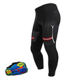 Cycling Trousers Anti-sweat Anti Slip Padded Gel Racing Bicycle Breathable Comfortablemen Anti-shock Cycling Pants Mountain Bike