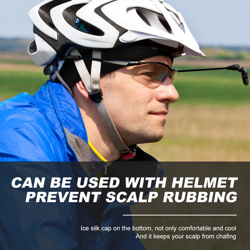 Cycling Cap Breathable Moisture Wicking Running Hiking Motorcycle Elastic Cap Absorbent Quick Dry Under Helmets Thin Hat