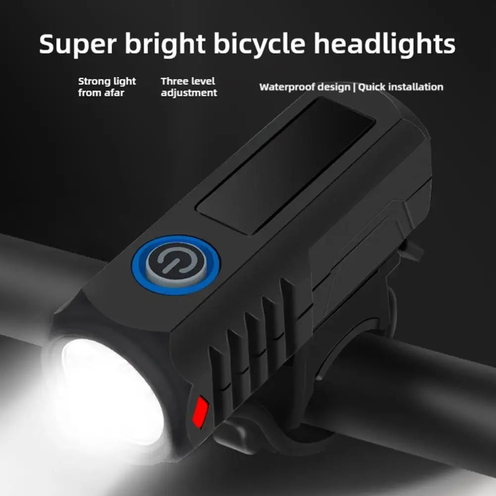 Cycling Bicycle Light With USB Charging Night Riding Headlight Outdoor Cycling FrontLlight Taillight Portable Bicycle Flashlight