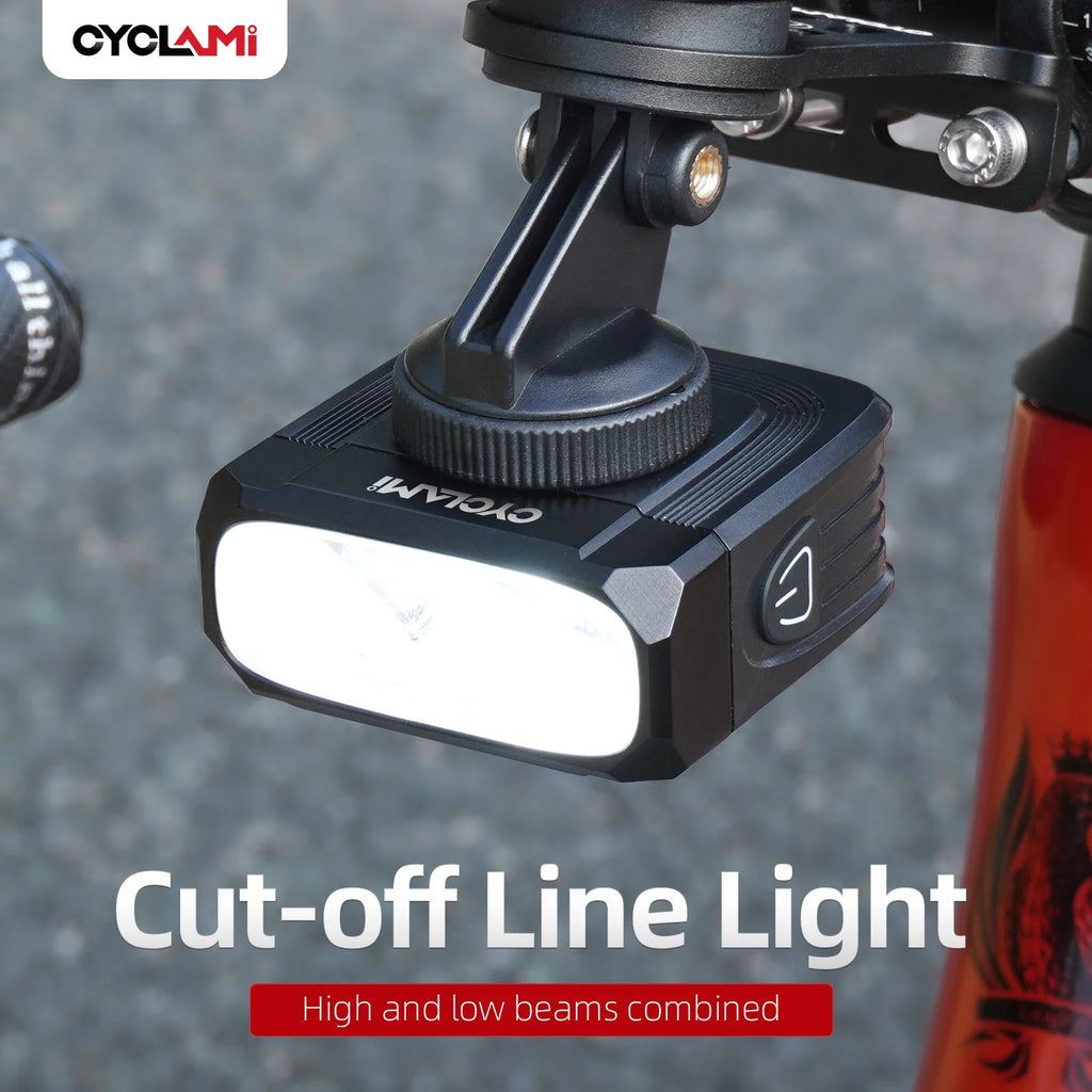 CYCLAMI CYC1100 Bike Light Cut-off Line Beam Bicycle Headlight For Road MTB Bicycle Nighttime Cycling 1100 Lumens 2000mAh